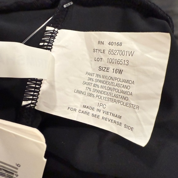 Women’s Trimshaper Black Slimming Swim Skirt Versatile Beach Pool Vacation - Picture 5 of 9